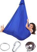 Hangmat - Sensorische Hangschommel Voor Kinderen - Indoor & Outdoor - Schommel - 1,5 meter - Donkerblauw