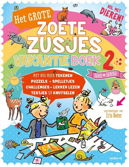 Boek cover De Zoete Zusjes  -  Het grote Zoete Zusjes vakantieboek 2 van Hanneke de Zoete (Paperback)