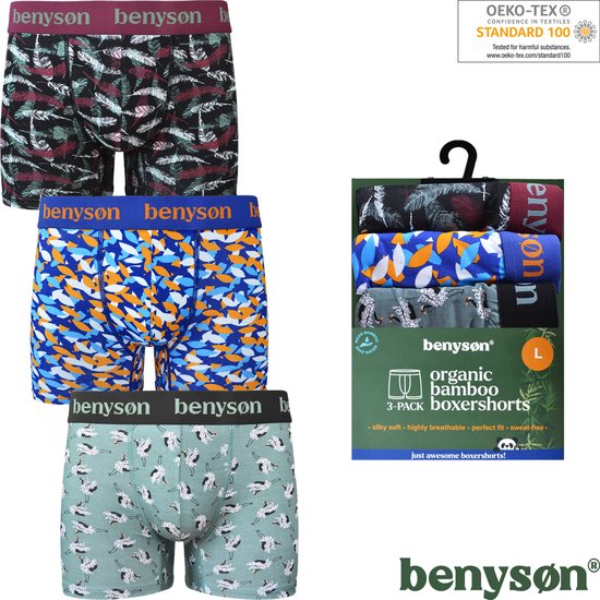 Benyson Bamboe Underpants - Lot de 3 caleçons Mix - Taille XXL