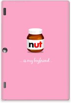 Cover Lenovo Tab 10 | Tab 2 A10-30 Leuk Siliconen Hoes Nut Boyfriend met transparant zijkanten