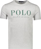 Polo Ralph Lauren  T-shirt Grijs Aansluitend - Maat L - Heren - Lente/Zomer Collectie - Katoen