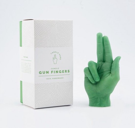 CandleHand - Gun Fingers - green