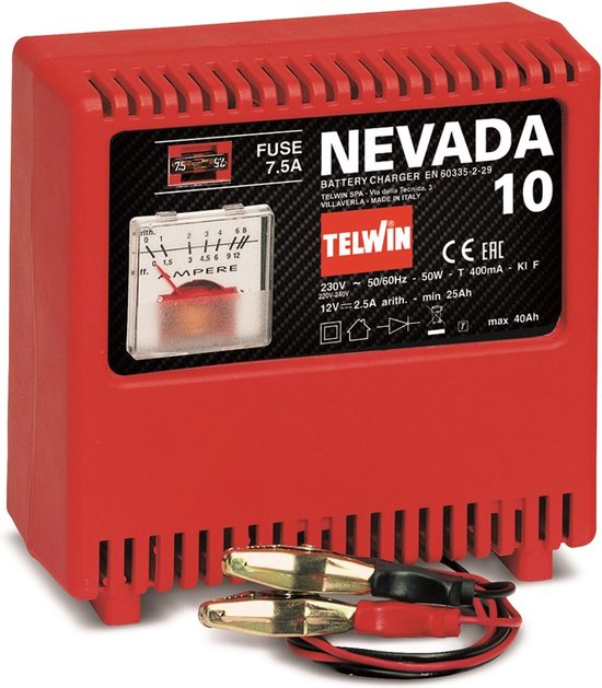 Willen maximaliseren Componeren TELWIN - Acculader 25-40ah (12V) - NEVADA 10 230V | bol.com