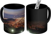 Magische Mok - Foto op Warmte Mok - Kaapstad - Zuid afrika - Stad - 350 ML - Uitdeelcadeautjes