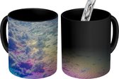 Magische Mok - Foto op Warmte Mok - Wolken met een regenboog - 350 ML - Uitdeelcadeautjes
