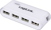 LogiLink UA0086 4 poorten USB 2.0-hub Wit