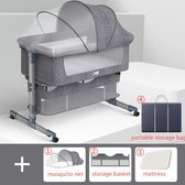 Babybed opvouwbaar | Wieg | Ledikant | Kribbe | co sleeper | 3-in-1 | Verrijdbaar & opvouwbaar