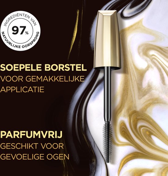 L'Oréal Paris Volume Million Lashes Balm Brown - Verzorgende Volume Mascara Verrijkt met 97% ingrediënten van natuurlijke oorsprong - Bruin - 8.7ml