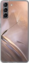 Geschikt voor Samsung Galaxy S21 hoesje - Paardenbloem zaden - Abstract - Lucht - Siliconen Telefoonhoesje