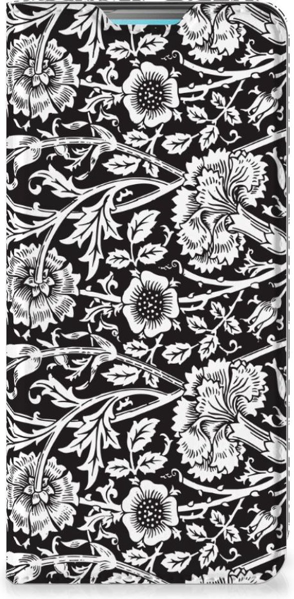 Samsung Galaxy A53 Smart Cover Black Flowers