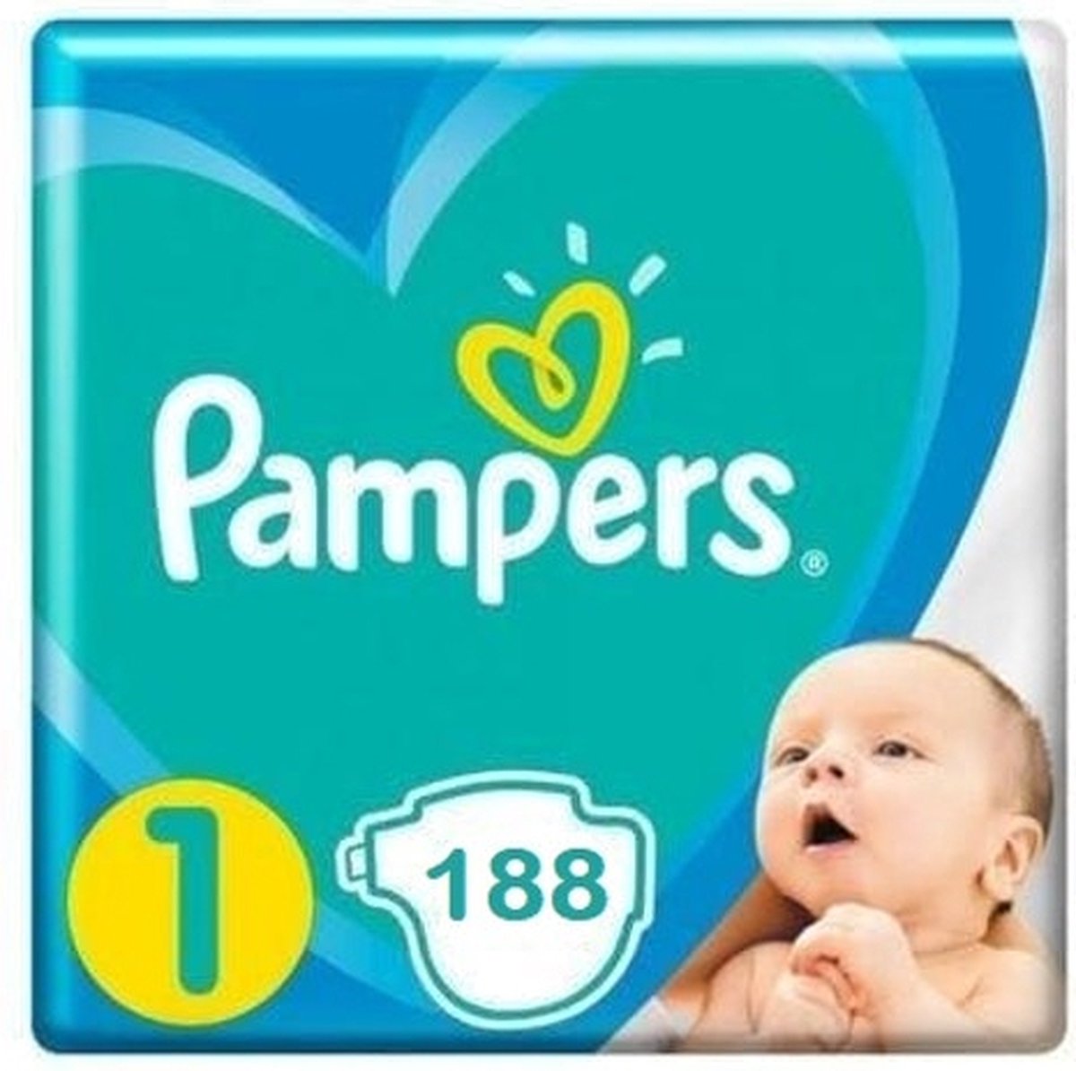 Pampers Newborn Luiers Maat 1 - 188 Luiers | bol.com