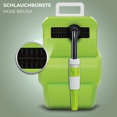 Tillvex- Slanghaspel Groen, 30+2m, met muurbeugel, met handdouche en tuinslang, 180 graden draaibaar, wandmontage met automatisch oprollen