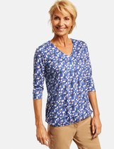 GERRY WEBER Dames Shirt met 3/4-mouwen en print all-over