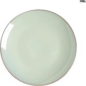 Dinerbord - mintgroen - pastelkleur - aardewerk - 27 cm