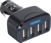 VOLTCRAFT CPAS-4800/4 USB-oplader Auto, Vrachtwagen Uitgangsstroom (max.) 4800 mA 4 x USB