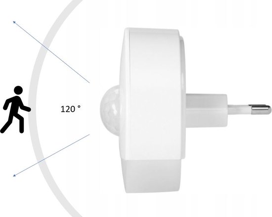 Virone® - Plugin nachtlampje met bewegingssensor - Warm licht - LED stopcontact lampje - Nachtlampje voor kinderen en Volwassenen van Virone® — afbeelding 2