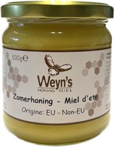 Zomerhoning EU-Non-EU - 500g - Weyn's - Honingpot met eetbare creme honing