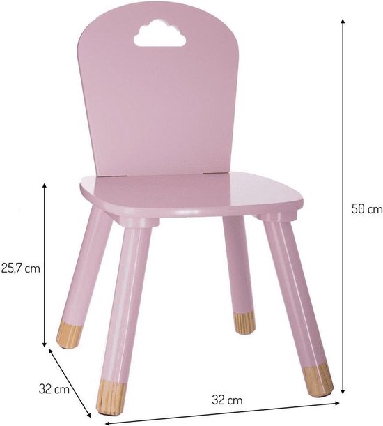 Rot vermijden Plasticiteit Sphera Kinderstoel Roze - 50x32x32 cm | bol.com