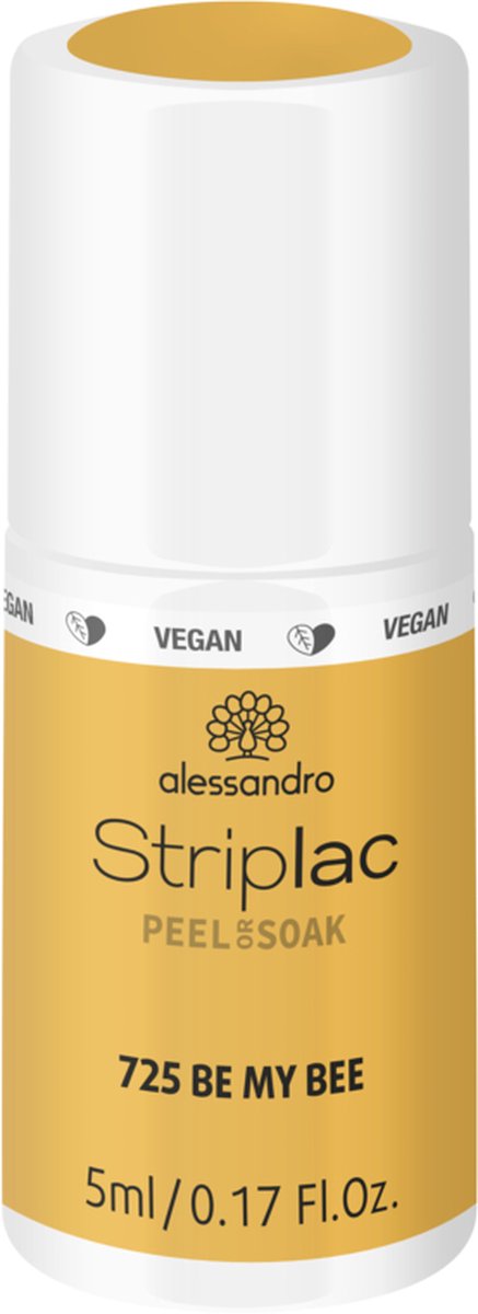 Goedkoopste Alessandro Striplac Peel Or Soak 725 Be My Bee 5 Ml