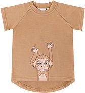 Dear Sophie T-shirt Monkey Caramel Maat 134/140