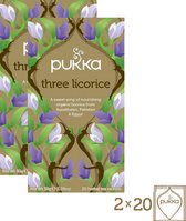 Pukka Thee - Three Licorice - Voordeelverpakking - 2 x 20 stuks