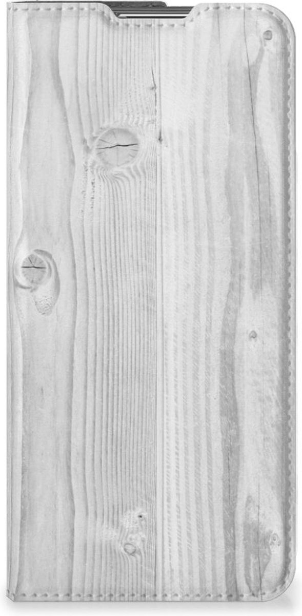 OPPO Find X5 Pro Book Wallet Case White Wood