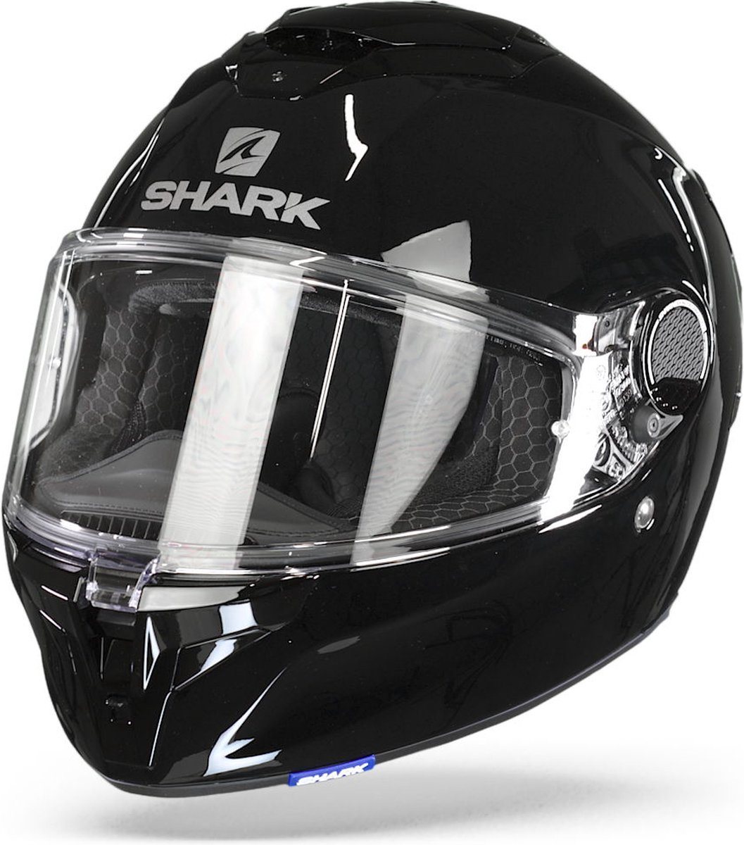 Shark Spartan GT Blank Bcl. Micr. Zwart Blk Integraalhelm XL