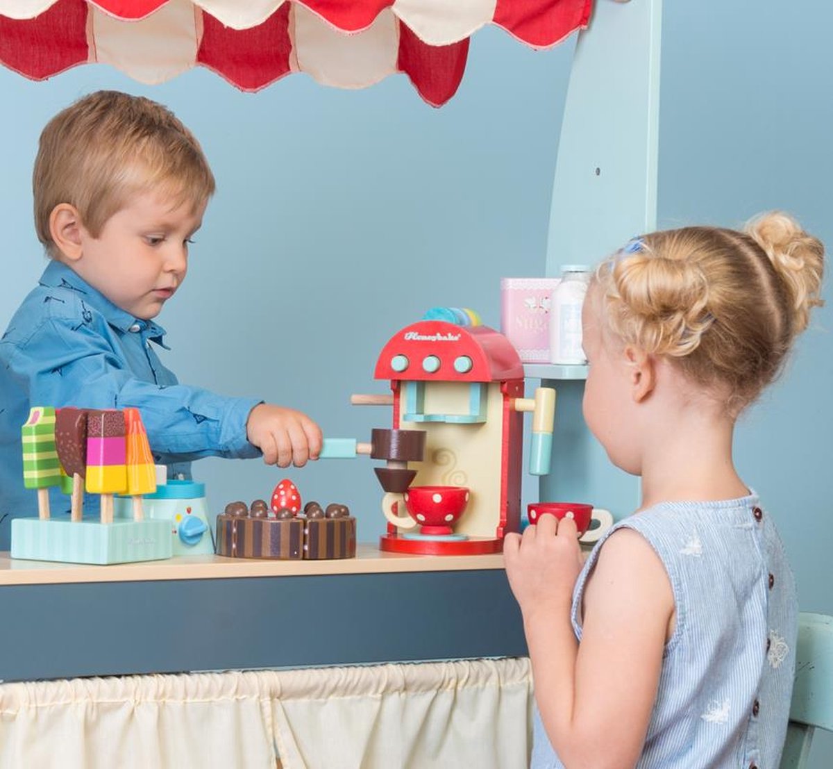 Le Toy Van - Eetkaffee en winkeltje Honeybake - Houten kinderkeuken — afbeelding 18