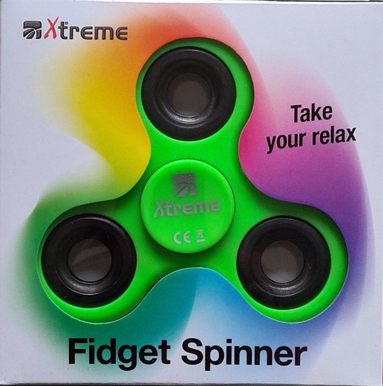 5 Fidget Spinners colorés en métal