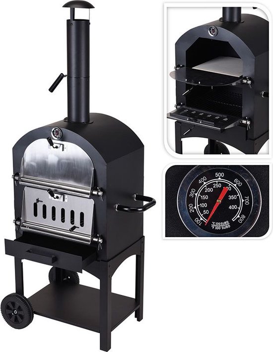 Oneiro’s Luxe Vaggan Pizza oven Barbecue 48x68x156cm zomer