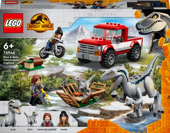 kalender Samenhangend leef ermee LEGO Jurassic World Blue & Beta Velociraptorvangst - 76946 | bol.com