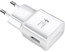WiseQ oplader geschikt voor alle merken - Losse USB adapter - wit