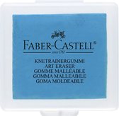 Faber-Castell - Gomme mie de pain - Blauw - pour corriger les dessins au crayon (pastel) et au fusain