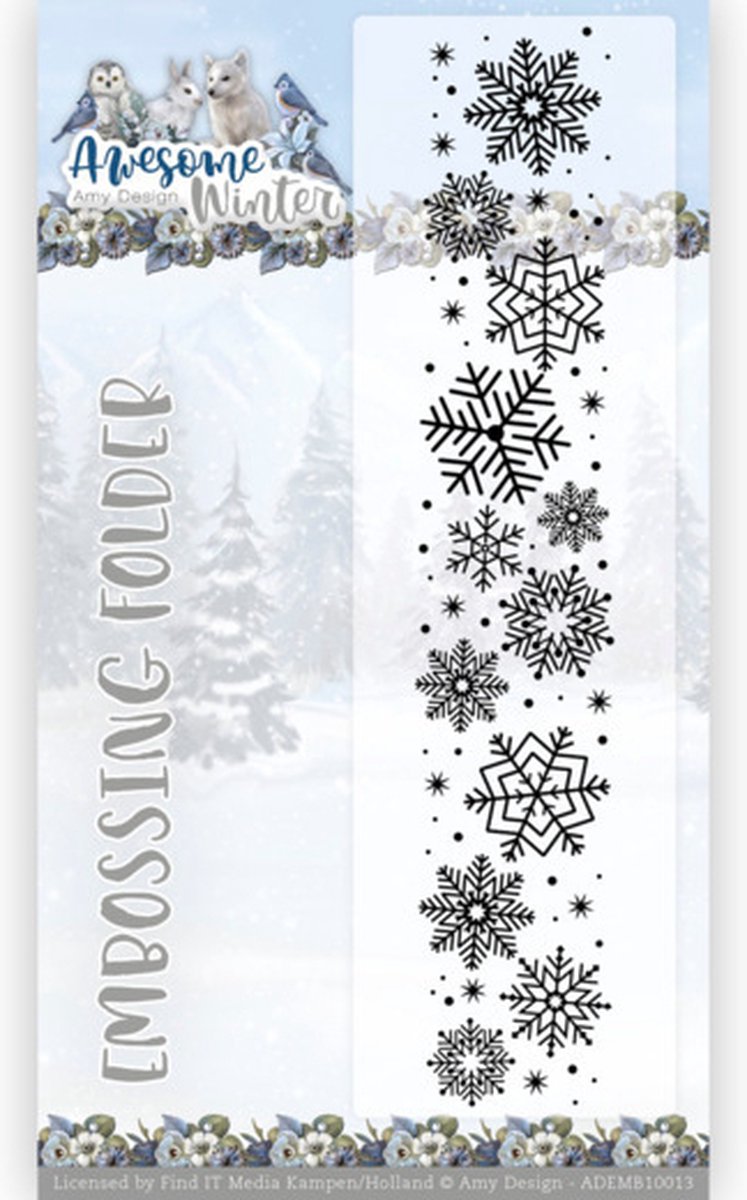 Embossing Folder - Amy Design - Awesome Winter