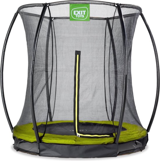 EXIT Silhouette inground trampoline rond ø183cm - groen