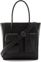 Violet Hamden Essential Bag Dames Shopper Leer - Zwart