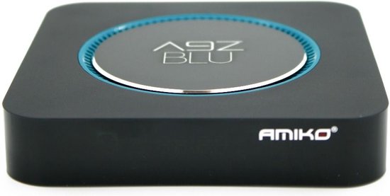 Amiko A9Z BLU Android OTT Streaming Media Player - 4K UHD - Iptv