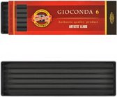 Koh-I-Noor 6 Gioconda 5.6 mm Charcoal Leads | 8673/3