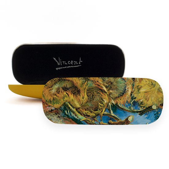 Étui à lunettes, Vincent van Gogh, 4 tournesols séchés