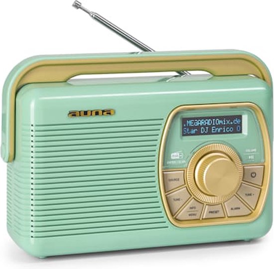 auna Buddy digitale radio - FM & DAB/DAB+ tuner - Bluetooth - USB -  Koptelefoon... | bol.com