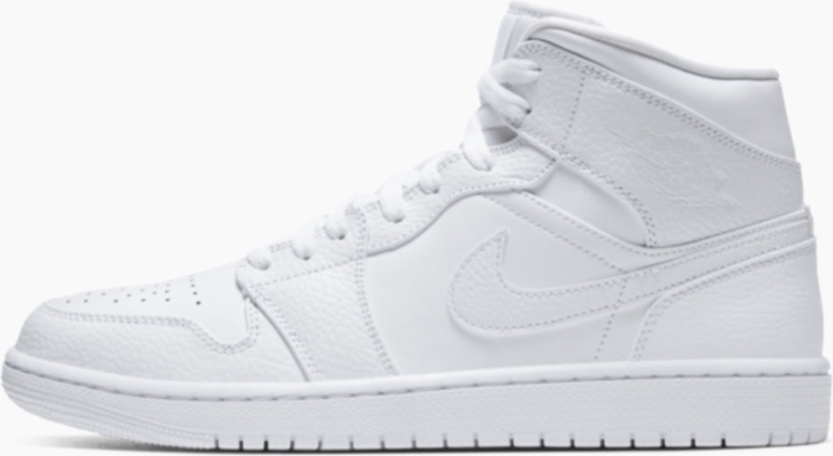 Nike Air Jordan 1 Mid Triple 554724/130 EUR Wit