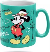 Disney Mickey Minnie Mouse Ceramic Mug 320 ml - Groen - Oostenrijk - vienna