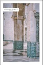 Walljar - Moroccan Temple II - Muurdecoratie - Poster