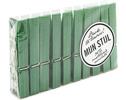 Mijn Stijl - wasknijpers - set 10 stuks - groen