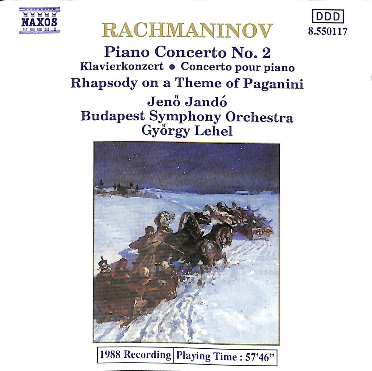Rachmaninov: Piano Concerto No. 2, Paganini Rhapsody / Jando