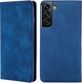 Book Case Samsung Galaxy S22 Plus | Hoogwaardig PU Leren Telefoonhoesje | Lederen Wallet Case | Luxe Uitstraling | Pasjeshouder | Blauw