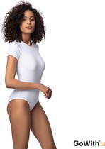 Bodysuit met halflange mouwen voor dames | Ondergoed voor dames | Kleur: wit | Maat: M