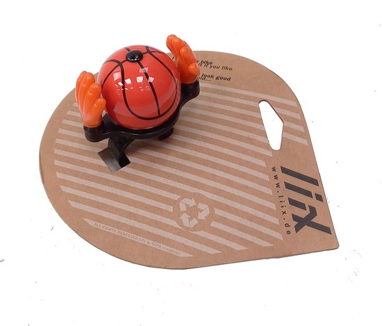 Klap Ziek persoon hebben zich vergist Fietsbel - oranje - basketbal model - bolvormig - diameter 4 cm | bol.com