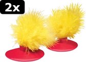 2x ! KONG GLIDE N SEEK FEATHERS 5X5X3C