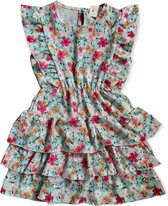 Jurk - Bloemen - Mint - Twinning - 128/134